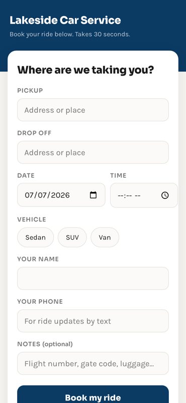 Rider booking app